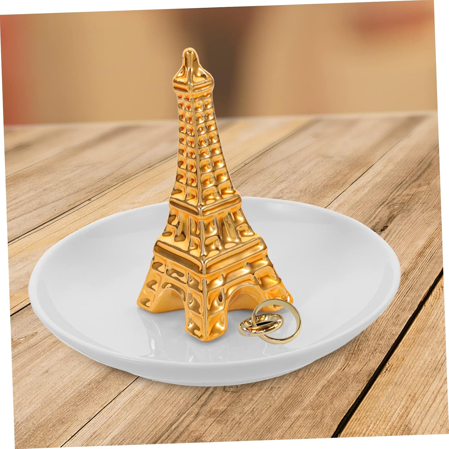 Jewelry Dish Tray, 2pcs Star and Moon Jewelry Plate Ring Tray Ring Organizer Jewelry Display