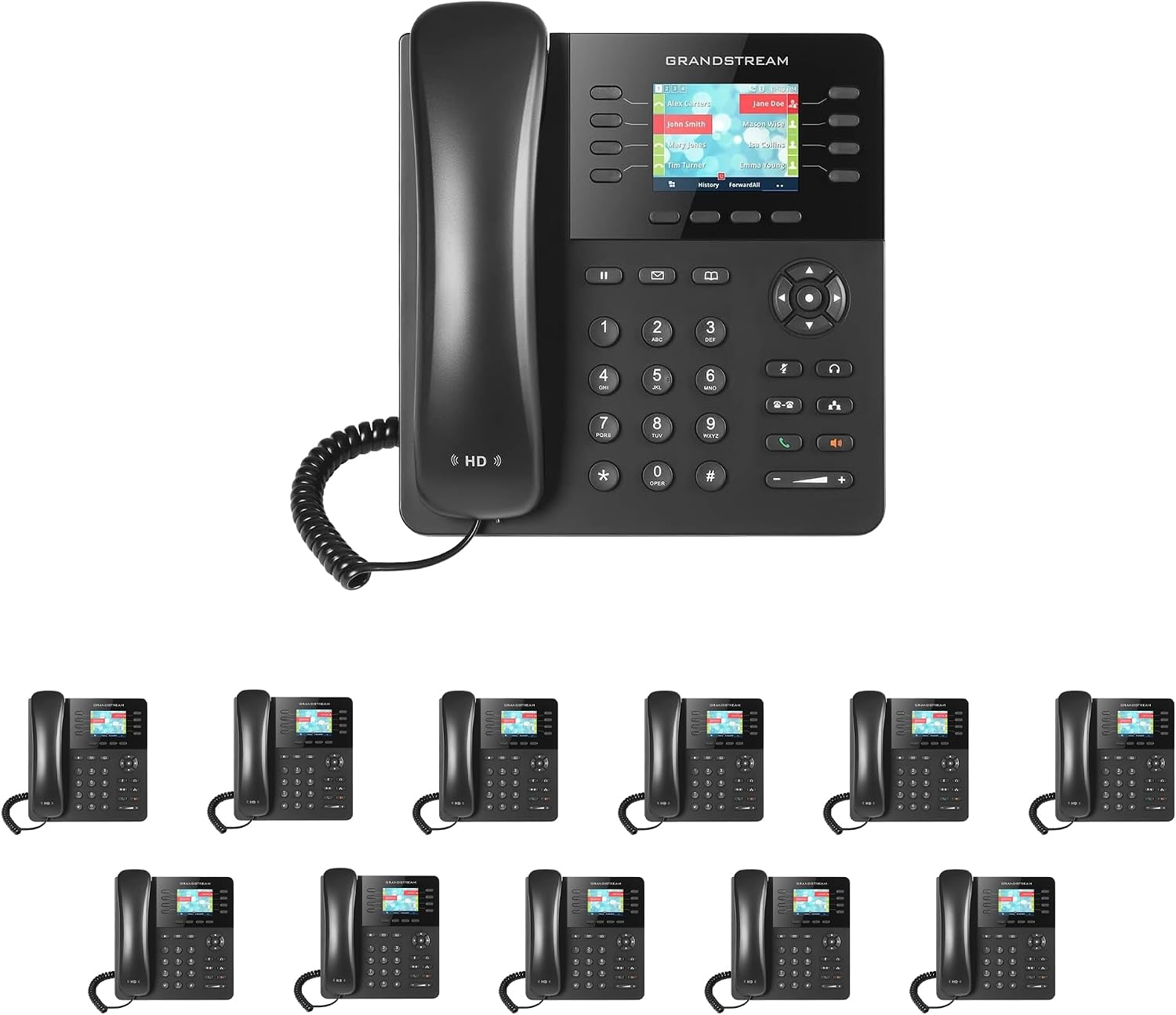 Business Phone System 'Mission Machines' G200C: Includes Grandstream GXP2135 Phones + 'Mission Machines' Cloud Server + Free 3-Months of 'Mission Machines' Cloud Phone Service (24 Phone Bundle)
