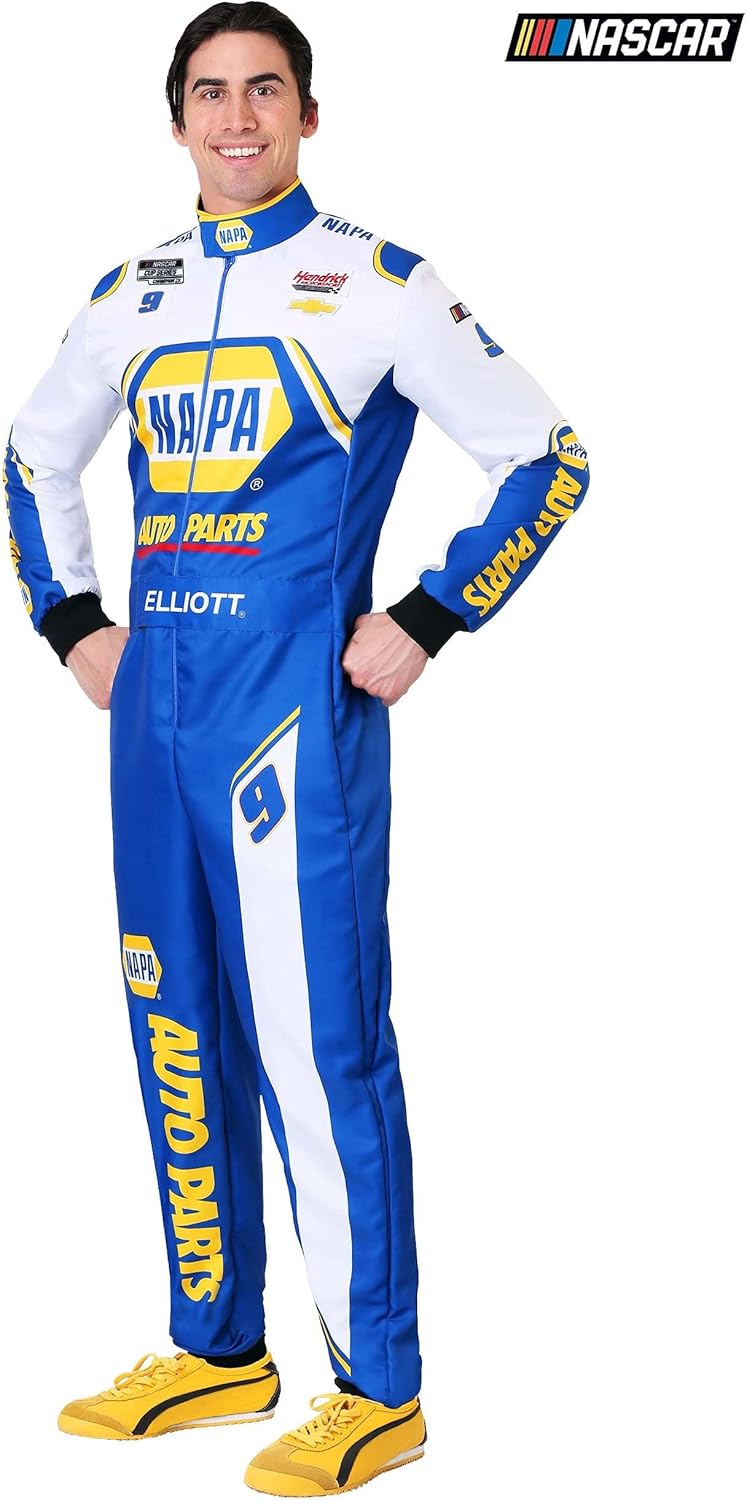 Miniatura 2 de Disfraz de uniforme de NASCAR Chase Elliott azul