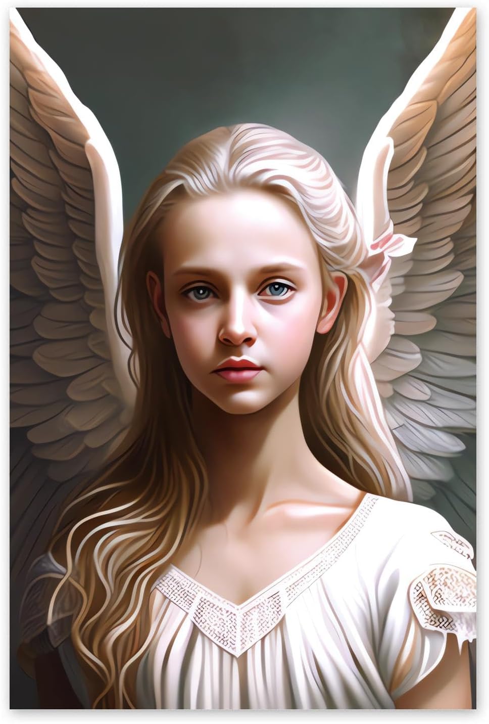 NSUAJOF Diamond Painting Kits, Personalized 5D for Adult Beginners A Beautiful Angel DIY Full Round Drill Diamond Art, Great Gift for Friends and Family Home Wall Decor 16x20 Inch
