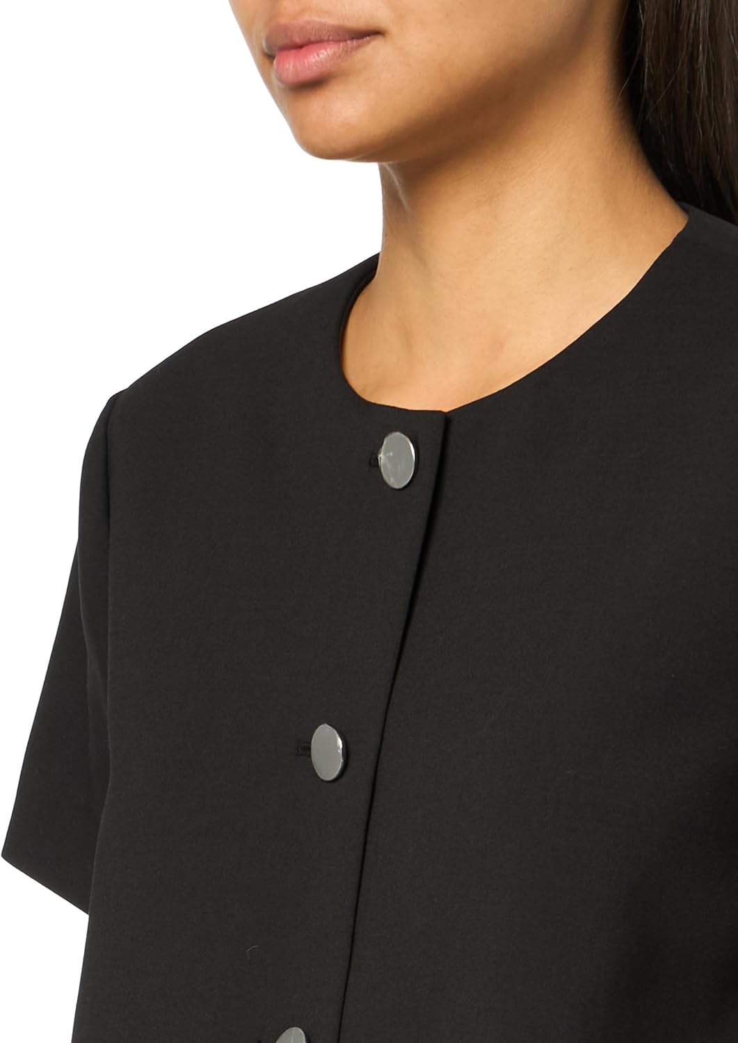 Theory Womens Short Sleeve Aline Top - Image 3