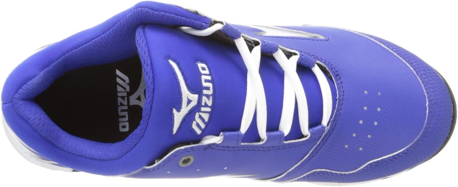 Mizuno Women's 9-Spike Swift 3 Switch Softball Cleat,Royal/White,11.5 M US