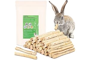 Bissap 700g/1.5Ib Sweet Bamboo Sticks: Essential Rabbit Treats for Healthy Teeth