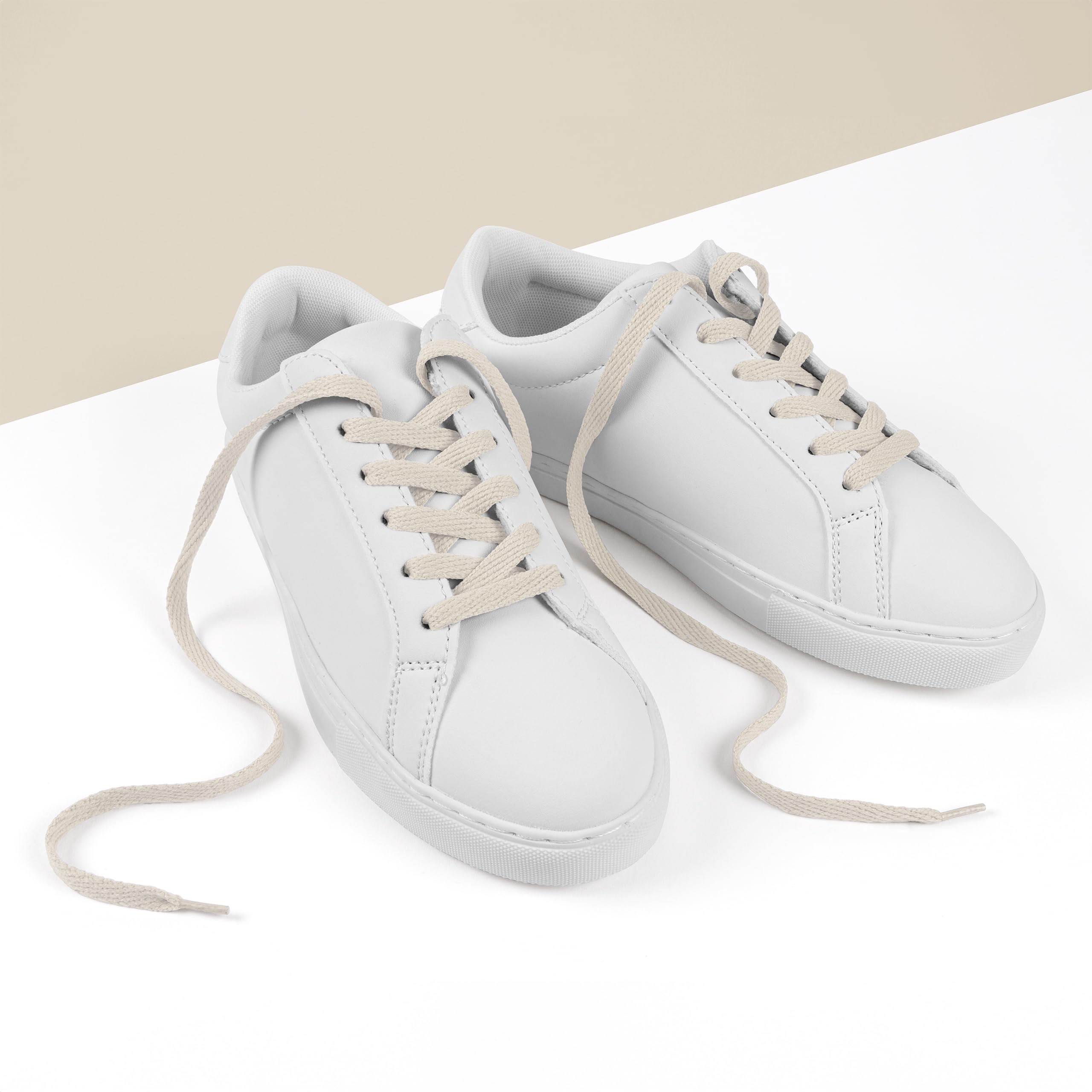 Kilter Flat Shoelaces 8mm Wide Trainers, Boots, Hi-Tops, Shoes, Football, Rugby, Gym, Running, Fashion — view 4