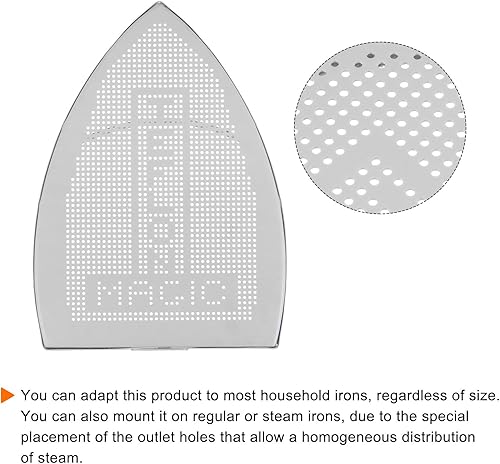 Miniatura 10 de 2pcs Cubierta de hierro antiadherente Zapato de hierro eléctrico de aluminio Herramienta asistente de hierro Único de hierro Accesorio de placa de