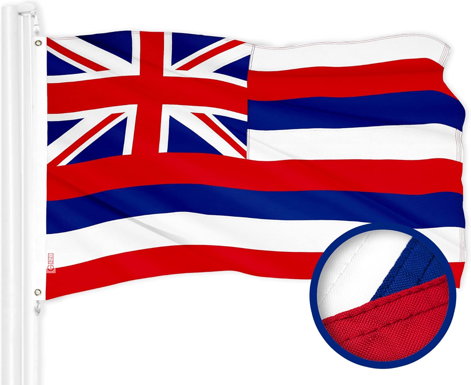 G128 Hawaii Hawaiian Flag 3x5 Ft ToughWeave Series