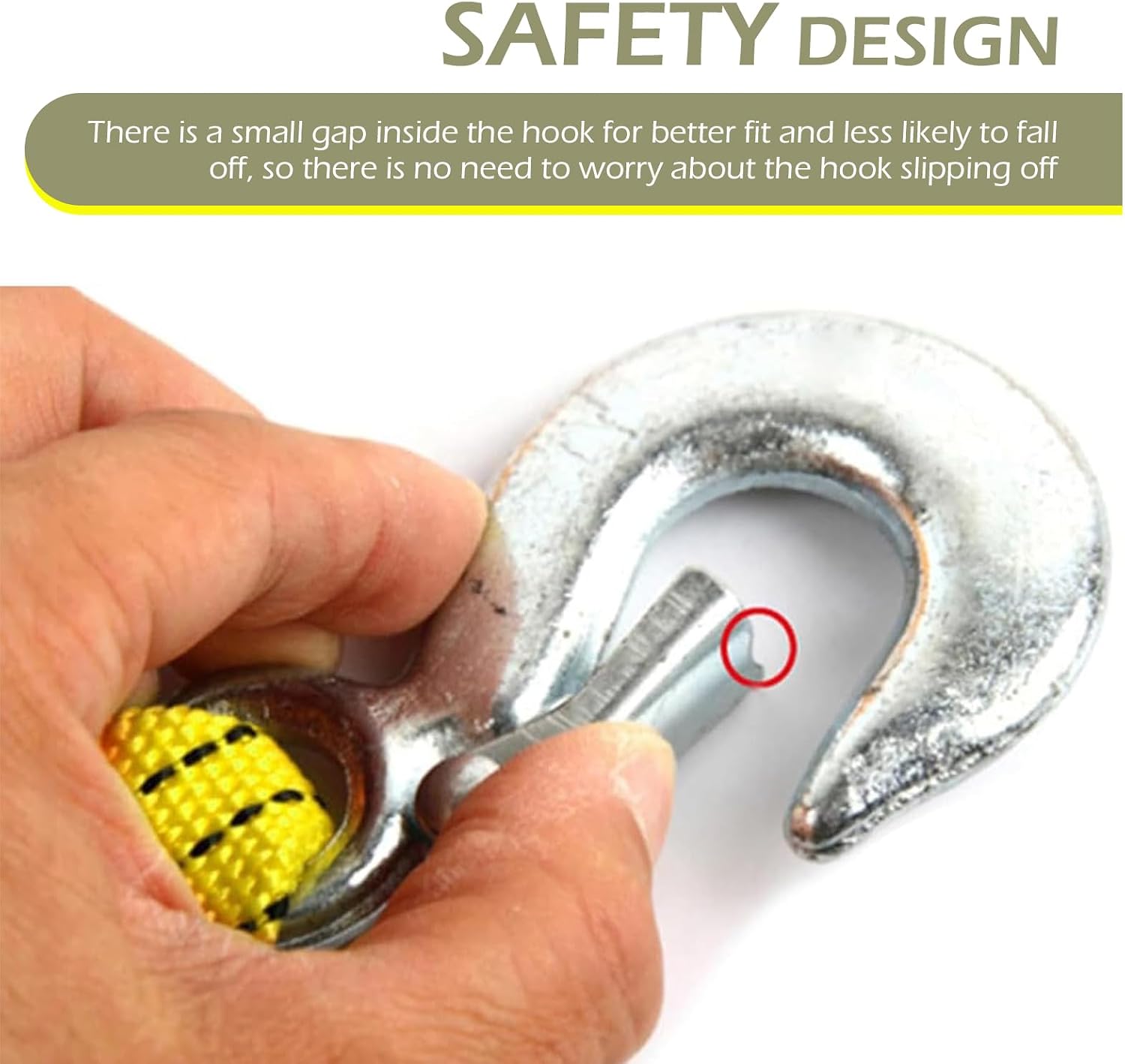 Car Tow Strap with Hooks, 20Ft Nylon Emergency Recovery Towing Strap, 30000 lbs Heavy Duty Reflective Tow Rope with Forged D-Ring Hooks, Cars Trucks Boat Emergency Accessories (Yellow)