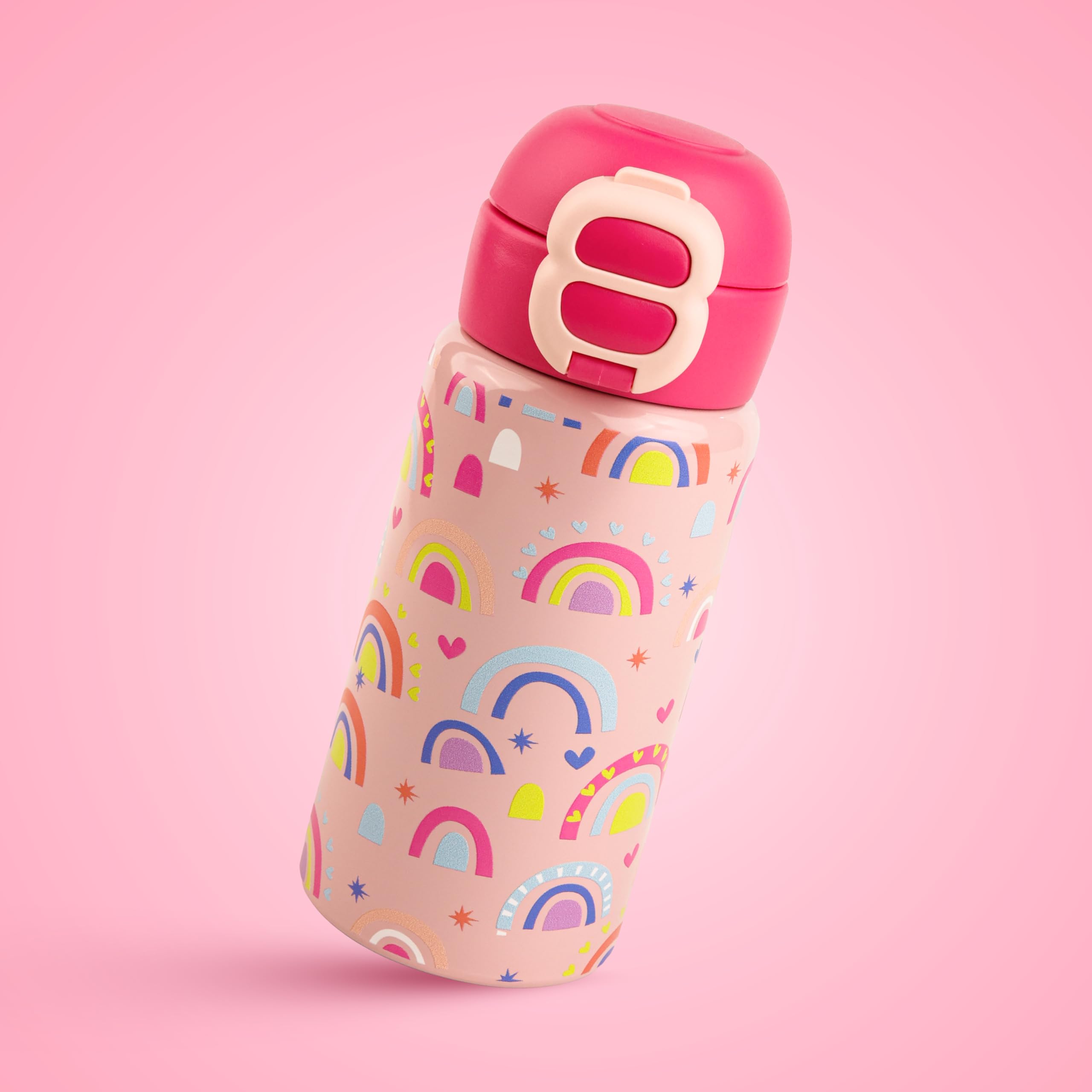 Kids Water Bottle - Water Bottles for School - Sipper WaterBottle for Kids - Waterbottle for Girls and Boys, Stainless Steel 316, Spill-Proof, BPA-Free, Perfect for School and Play, Rainbow-image-39