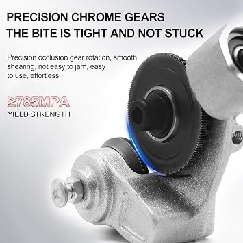 Metal Nibbler Drill Attachment - Electric Drill Shears Attachment Cutter Nibbler, Sheet Metal Cutter Tool Adapter, Specifically Designed for Cutting Flat Metal Sheets of 21 Gauge and Below