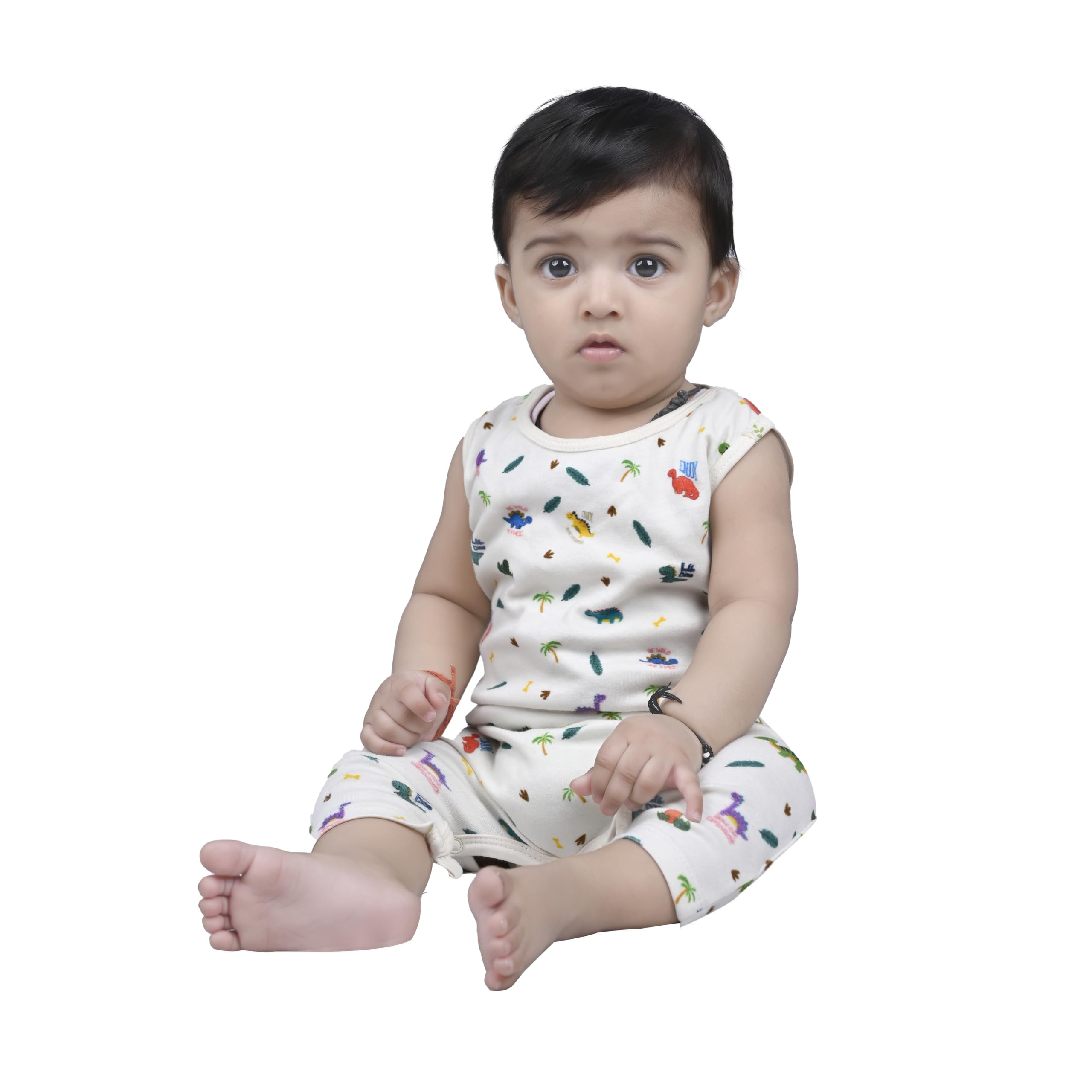 T-Shirt and Pant Set for Baby Boys | Premium Cotton | Regular-Fit | White | 9-12 Months | KIDS15086-image-42