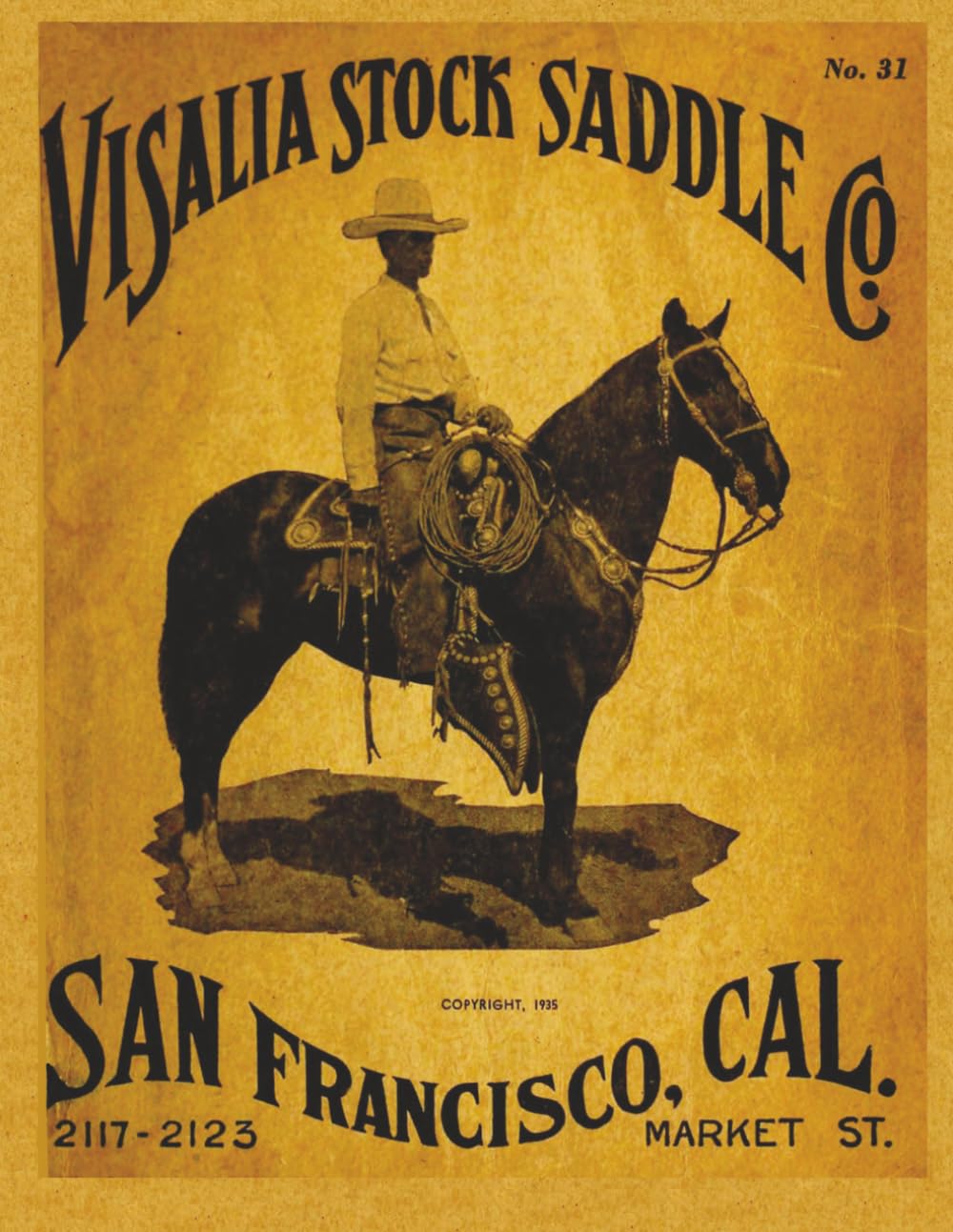 1935 Visalia Stock Saddle Company Catalog, No. 31