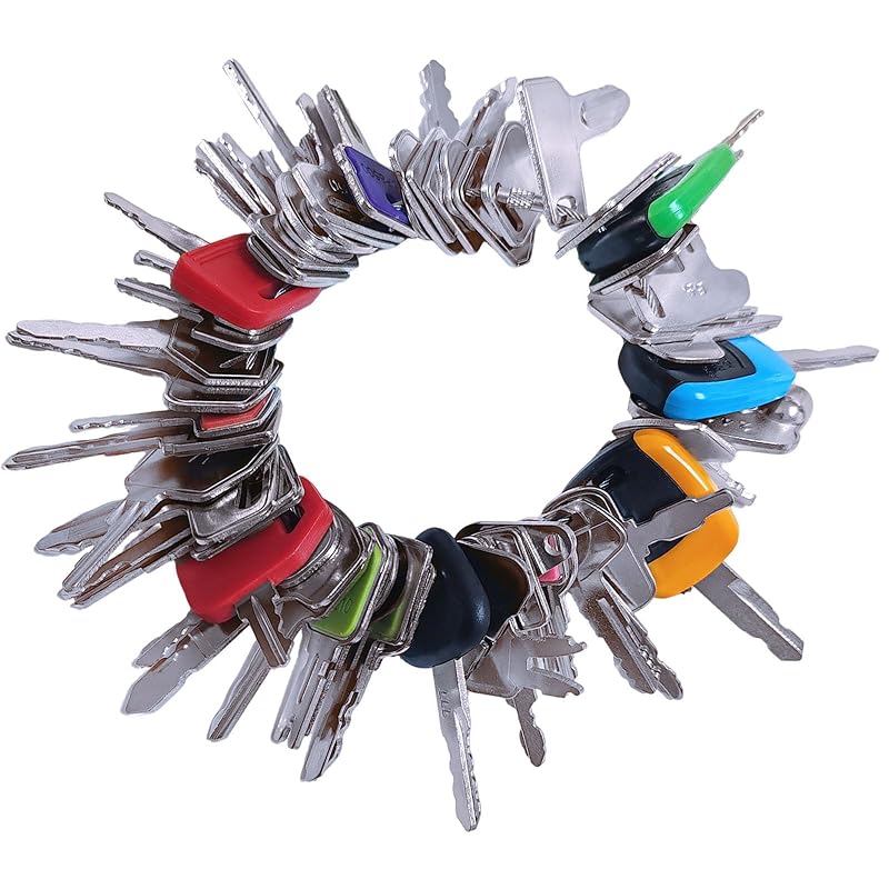 Kit com 60 Chaves para Máquinas e Equipamentos Pesados La Macaza LM-60KS com Argola
