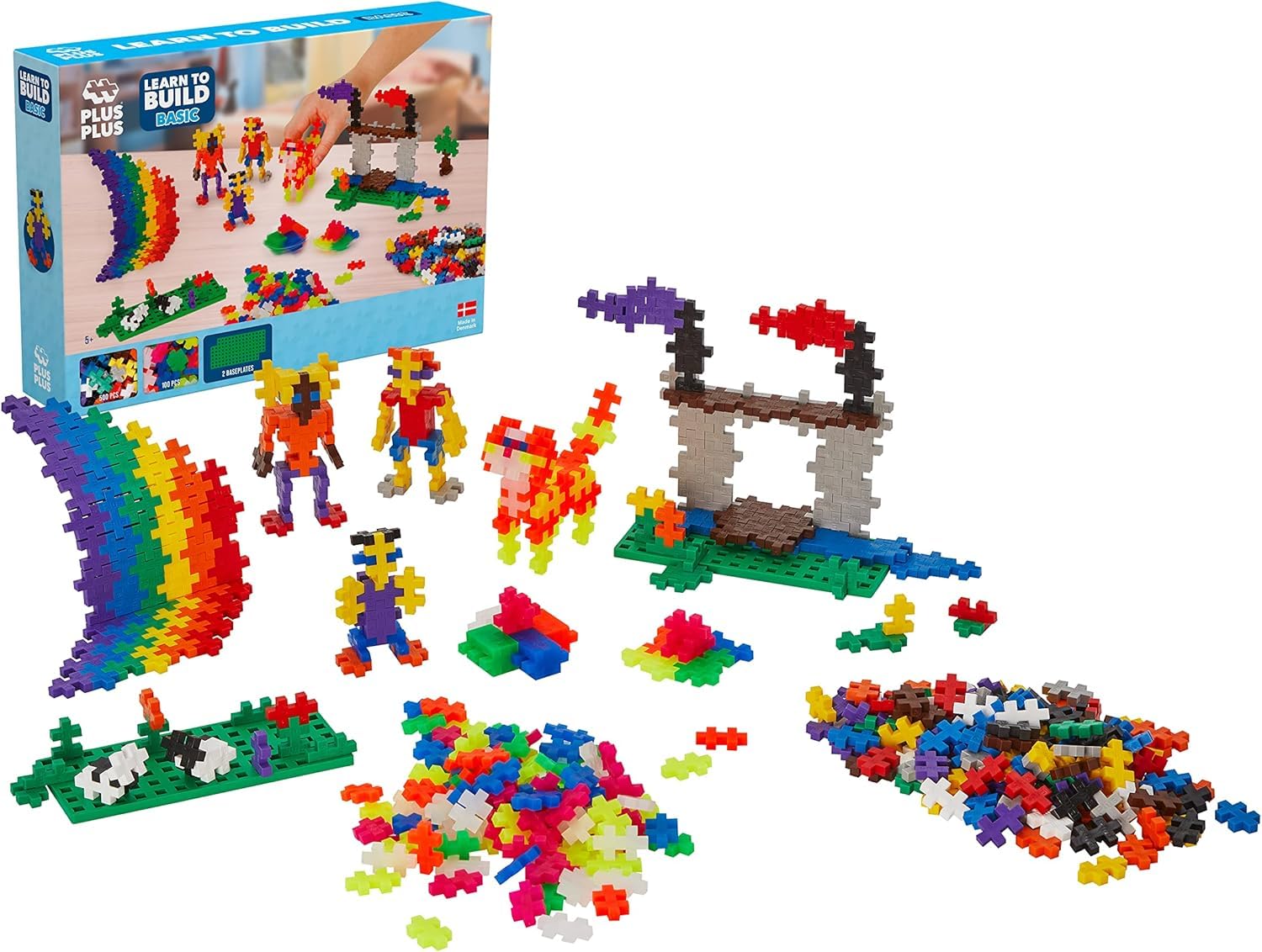 Plus-Plus - Mini Basic 600 PCS - Starter Set (5008)