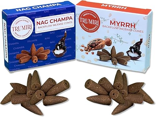 Vista 121 de Paquete combinado de conos de incienso de reflujo – 10 opio + 10 conos de incienso perfumados de cannabis