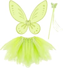 W WIDMANN MILANO Party Fashion, Costume da Fata Magica, tutù multistrato, ali leggere, bacchetta magica, taglia unica, design colorato, perfetto per feste di carnevale e a tema