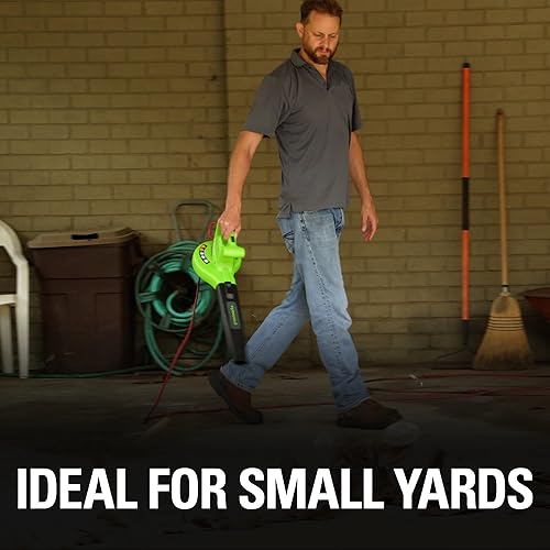 Miniatura 7 de Greenworks - Soplador eléctrico de una sola velocidad 24012 de 7 Amp 25749 KPH2548 mh