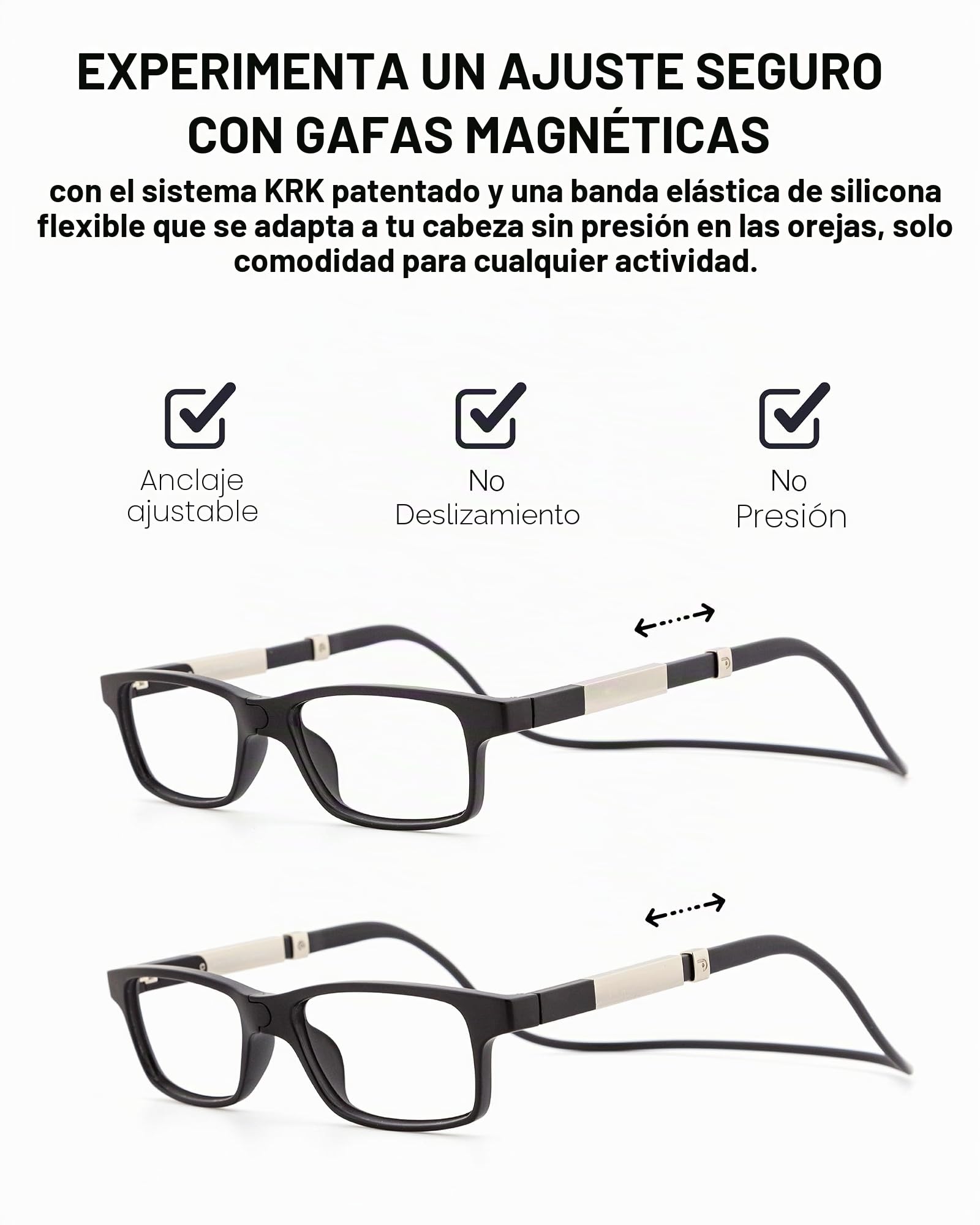 DIDINSKY Krik Gafas de Lectura Magnéticas, Filtro Luz Azul