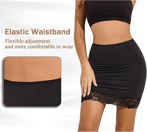 Miniatura 4 de Avidlove Medias sandalias para mujer, debajo del vestido, no se pegan, ribete de encaje floral, por encima de la rodilla, medias