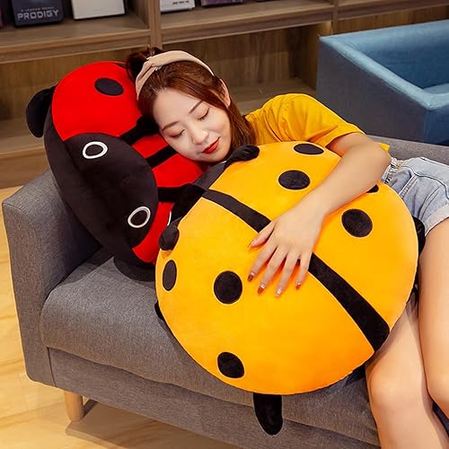 Miniatura 2 de Linda almohada de peluche de mariquita de 16 pulgadas, juguetes de peluche de mariquita, almohada de peluche de anime de Lady Beetle, muñeca de