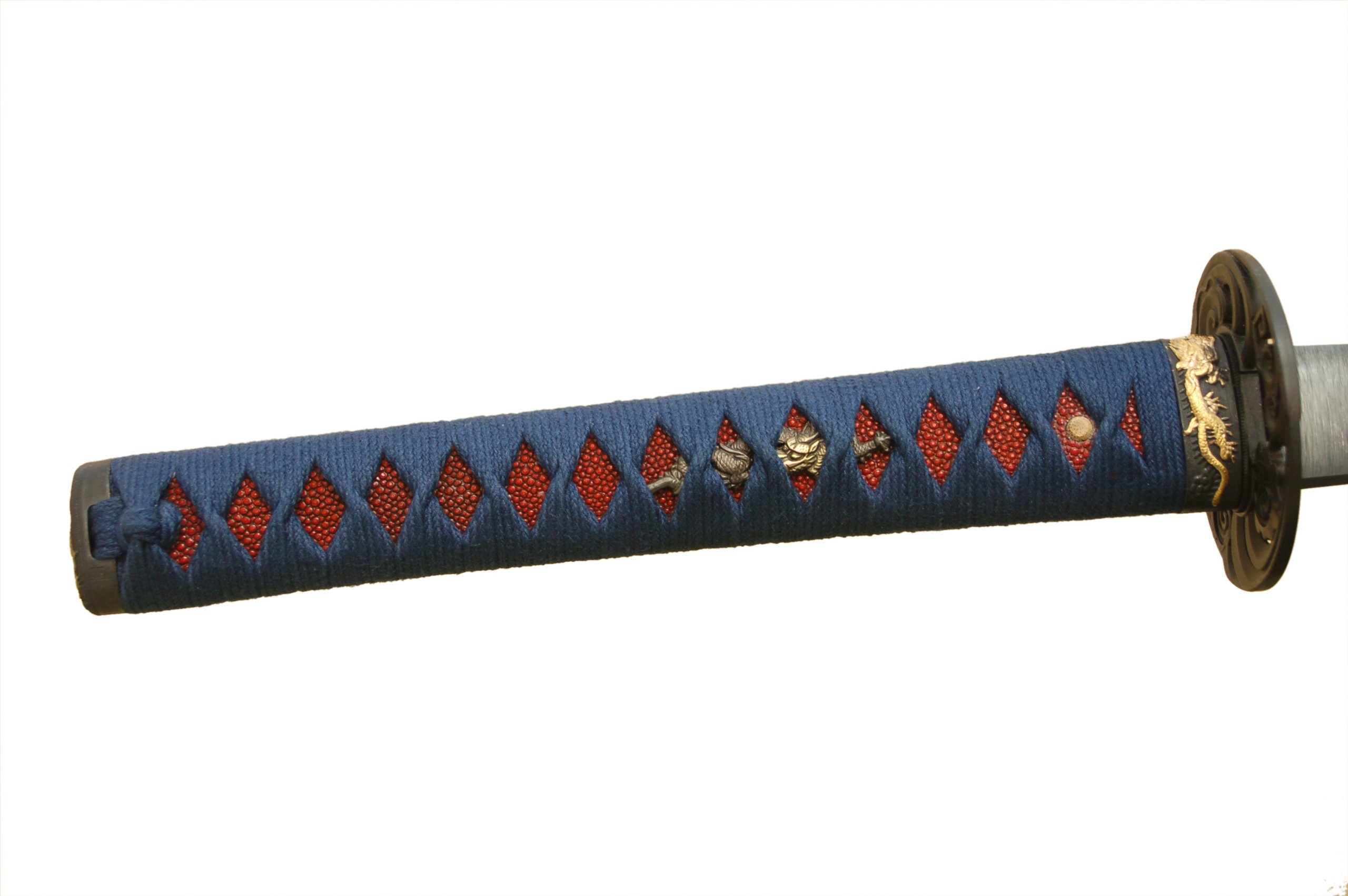 Amazon.co.jp: 高級居合刀 前田慶次拵え 孫六兼元写し-雷雲鍔-（刀袋