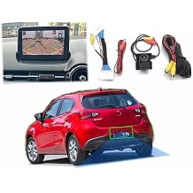 Compatible for Mazda 2 Demio DJ Hatch 20152023 Fish Eye Rear View Camera Work with OEM Stereo Backup Reverse Parking Camera Adapter