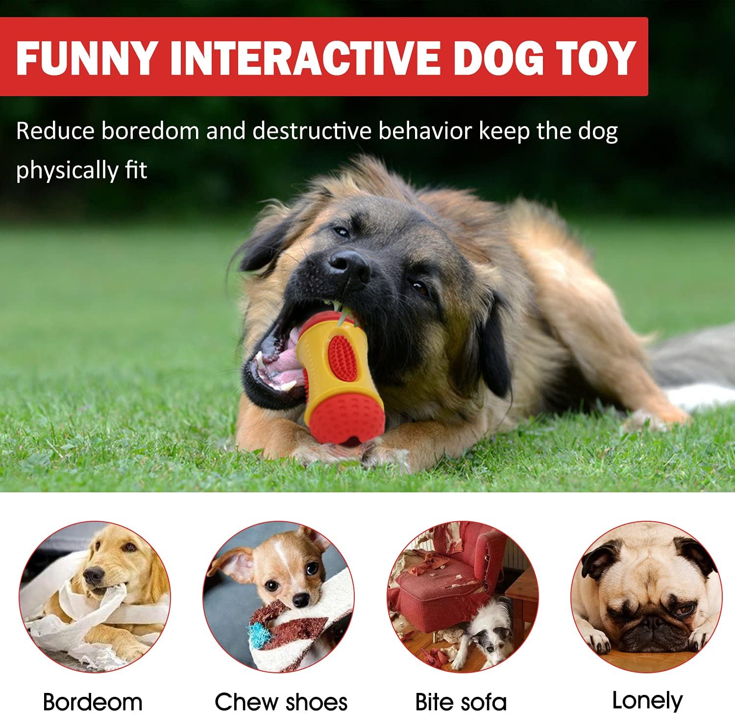 durable interactive dog toys