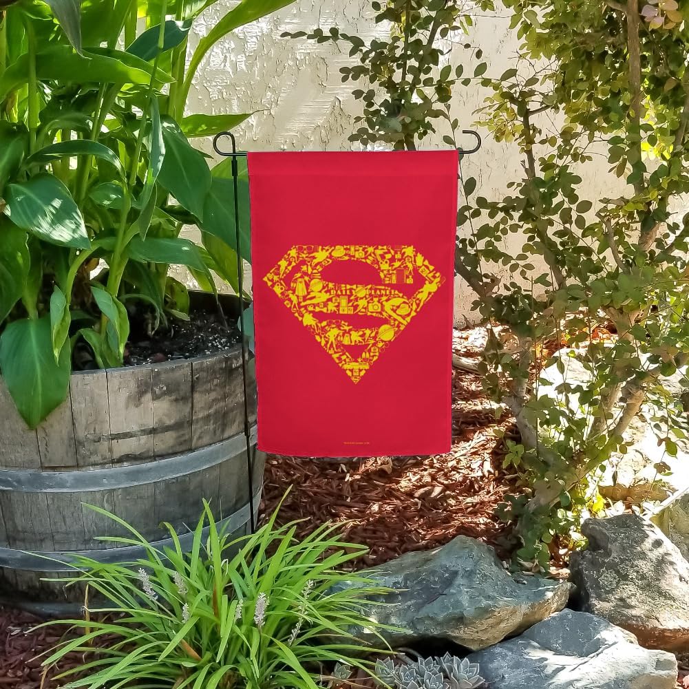 Superman Superman Icons Logo Garden Yard Flag