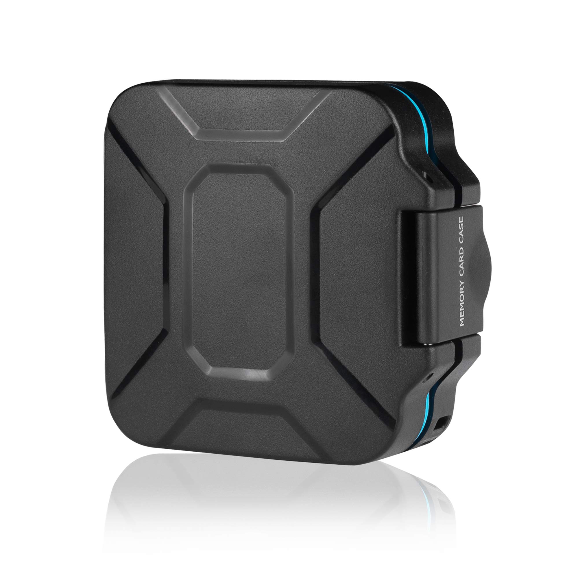 Custodia protettiva per scheda di memoria • Memory Card Case • Custodia per scheda per 4 x schede SD e 4 x micro SD e schede SIM • Include cavo per il trasporto e ago sim