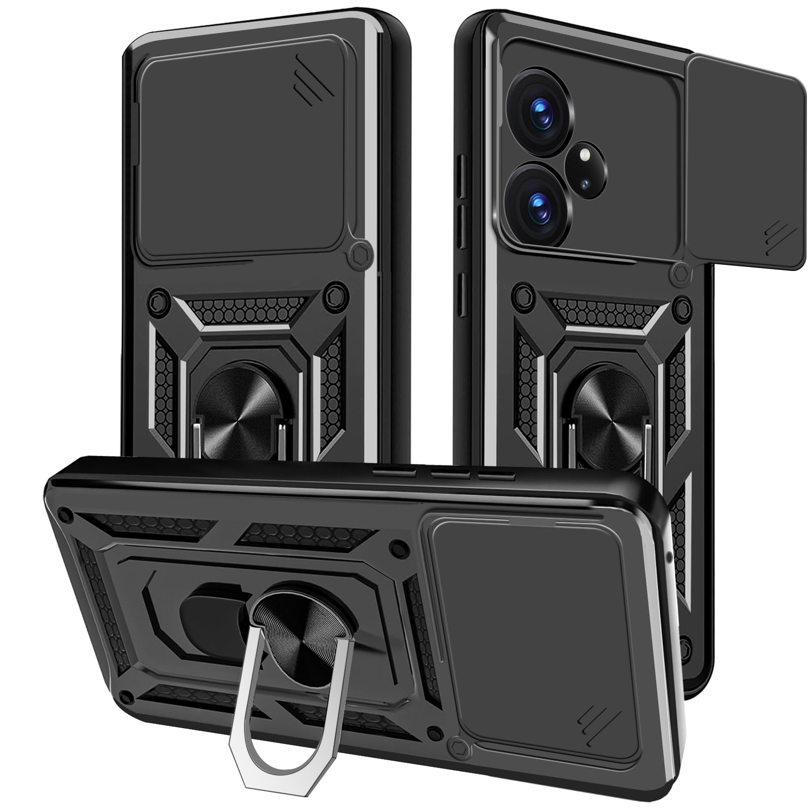 Cover per Realme GT Neo 6, con Magnetico, Funzione in Piedi