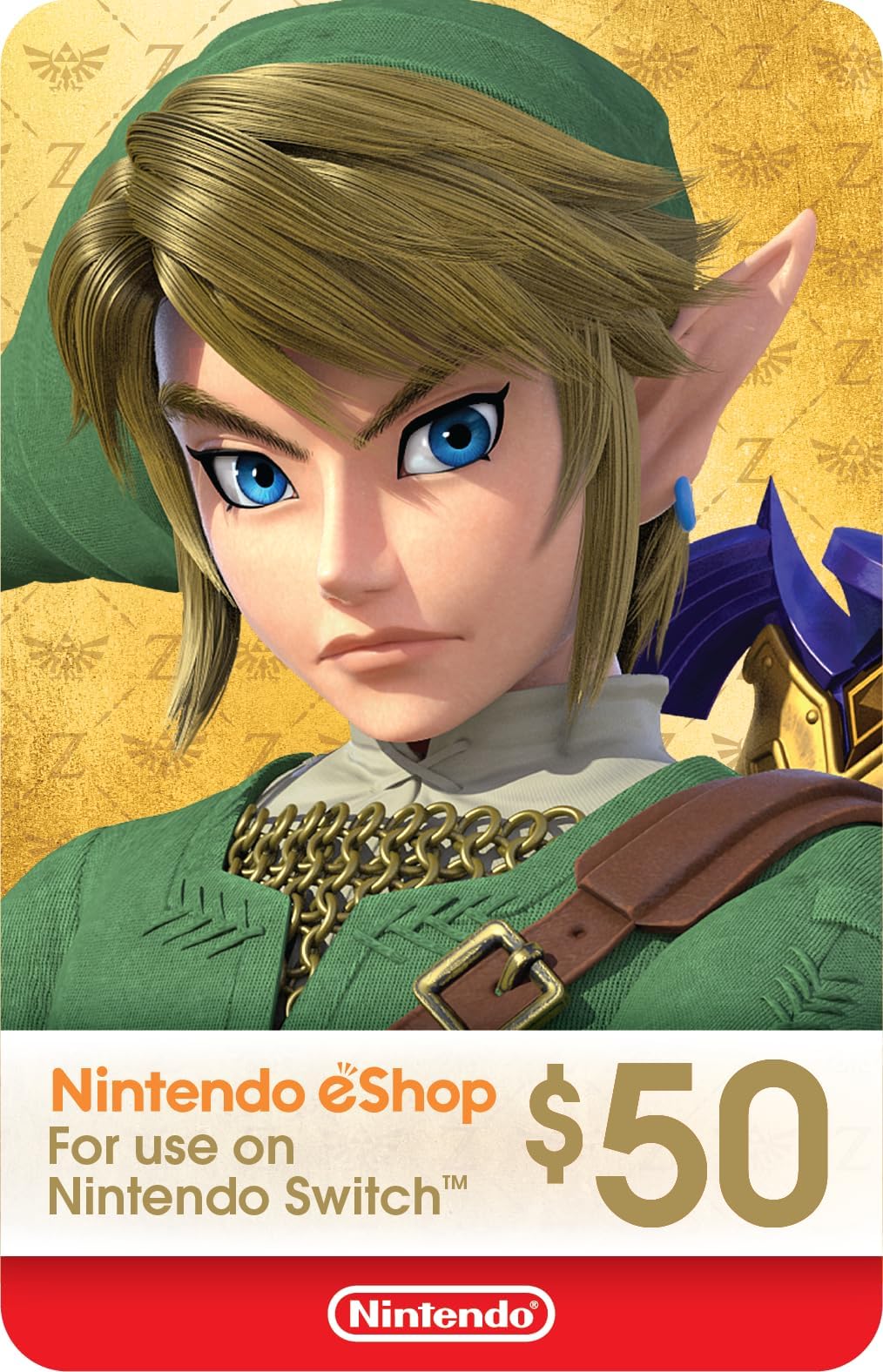 Nintendo eShop Physical Gift Card - $50