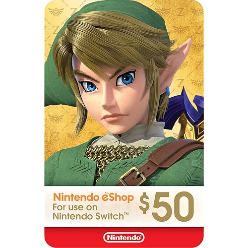 Nintendo eShop Physical Gift Card - $50