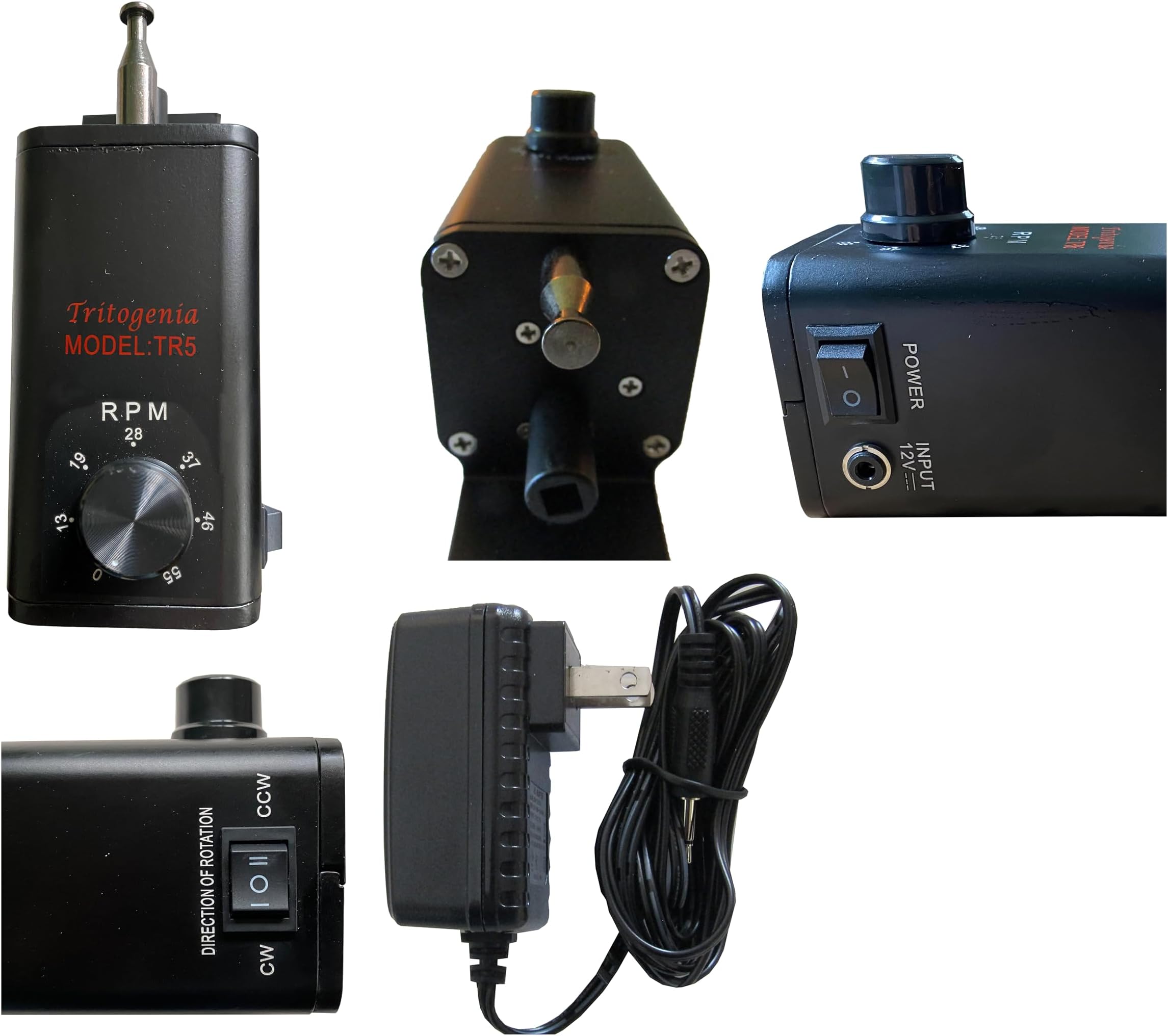 New Variable Speed Rotisserie Motor 0 to 55 RPM for Cyprus Grill - Without Battery Cable