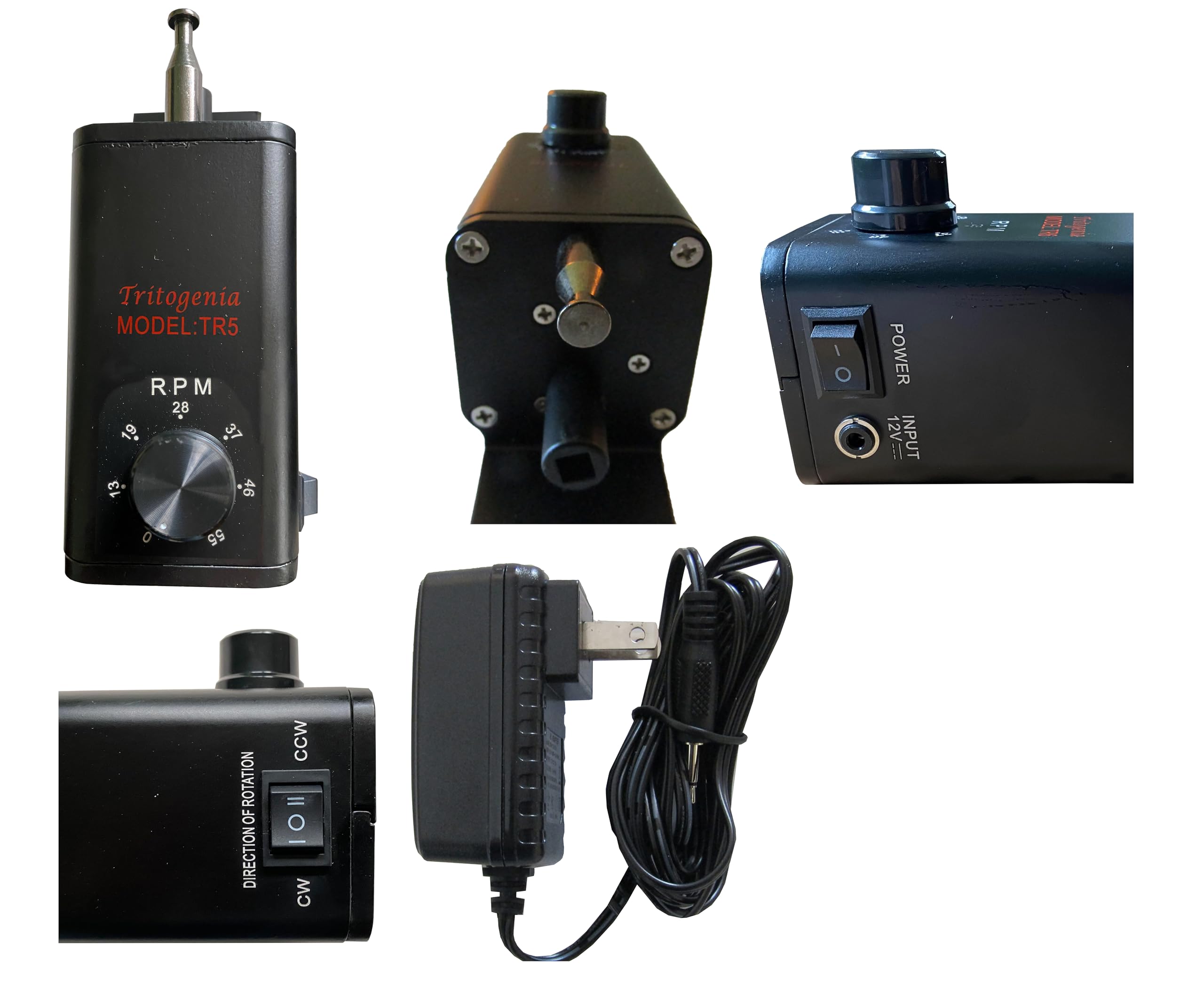 New Variable Speed Rotisserie Motor 0 to 55 RPM for Cyprus Grill - Without Battery Cable