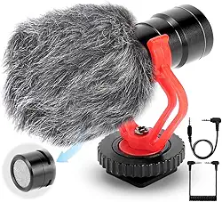 Microfone para Celular, Microfone, Microfone para Gravar Videos, Microfone Celular, Microfone Direcional, Microfone para Câmera, Microfone para Podcast, Microfone Direcional para Camera