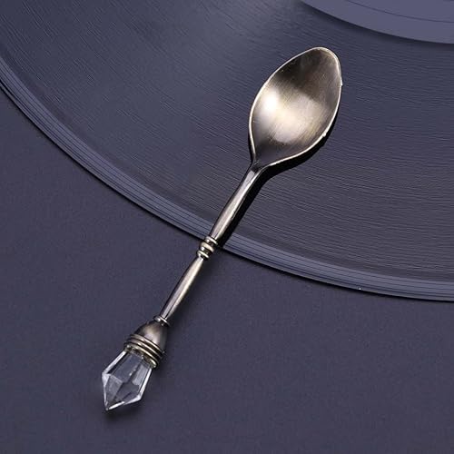 Miniatura 7 de Kichvoe Cuchara retro de estilo europeo Cuchara creativa de pastel helado postres