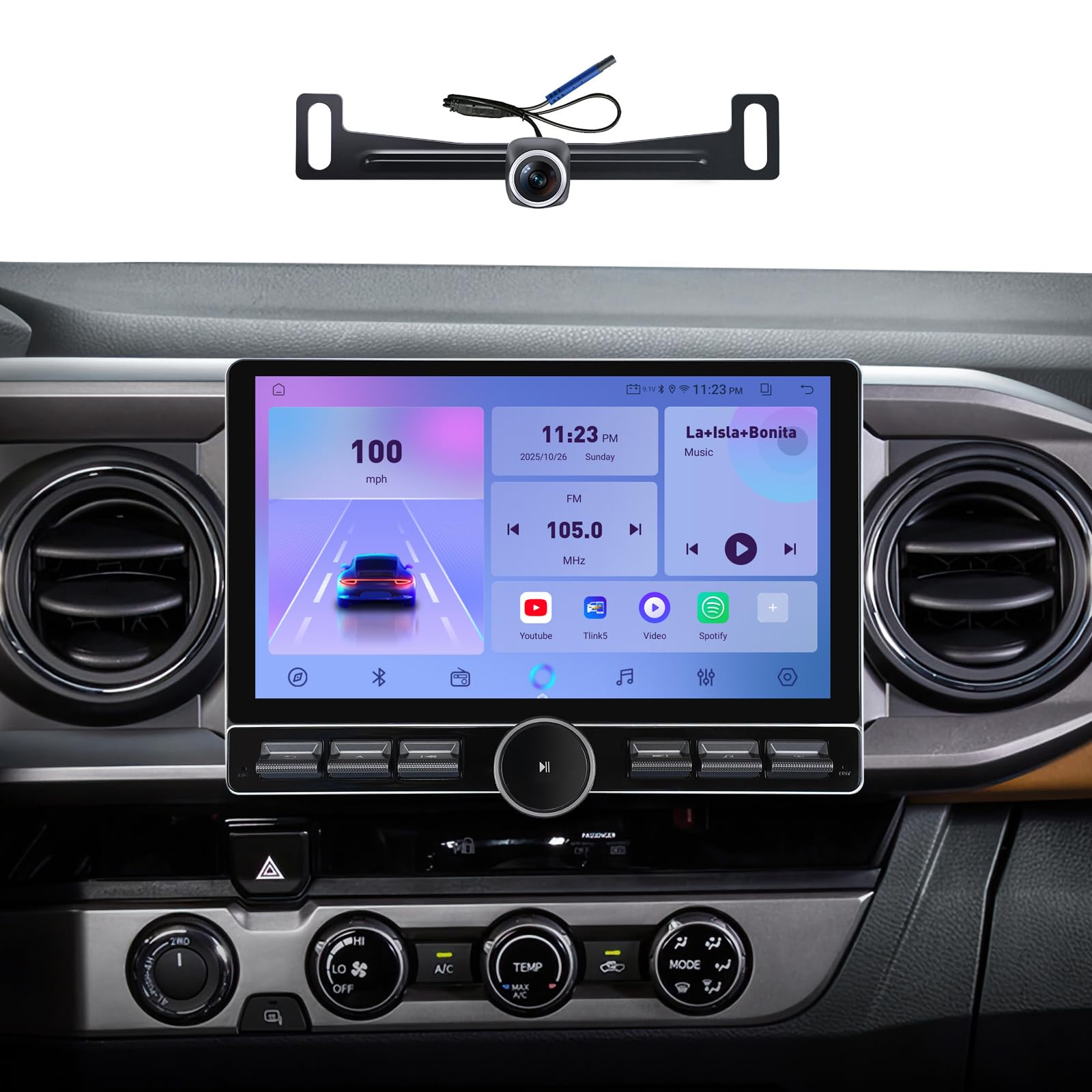 Amazon.com: 10 inch Car Stereo Dash Kit Replacement for Toyota