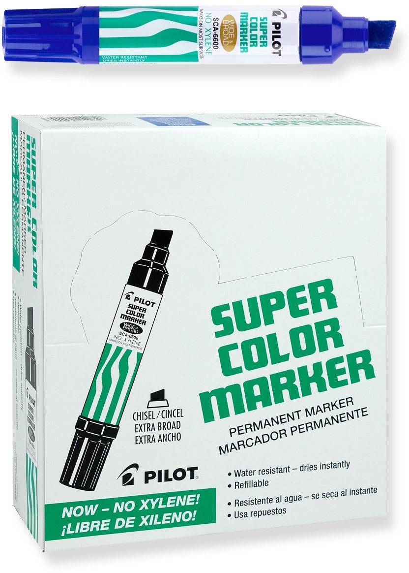 Amazon | パイロットスーパーカラーPermanentマーカー Jumbo Chisel