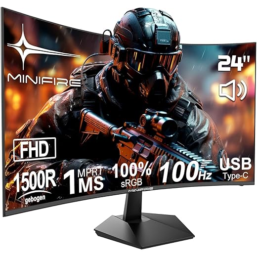 Minifire MF24C1 24'' Incurvé 180Hz