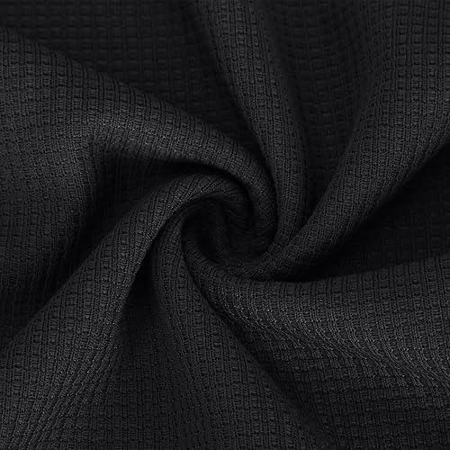 Miniatura 5 de Botón elástico pulóver suéter Camisas Hombre Cuello Alto sólido Camisetas túnica Manga Larga Blusa Deportiva Camiseta