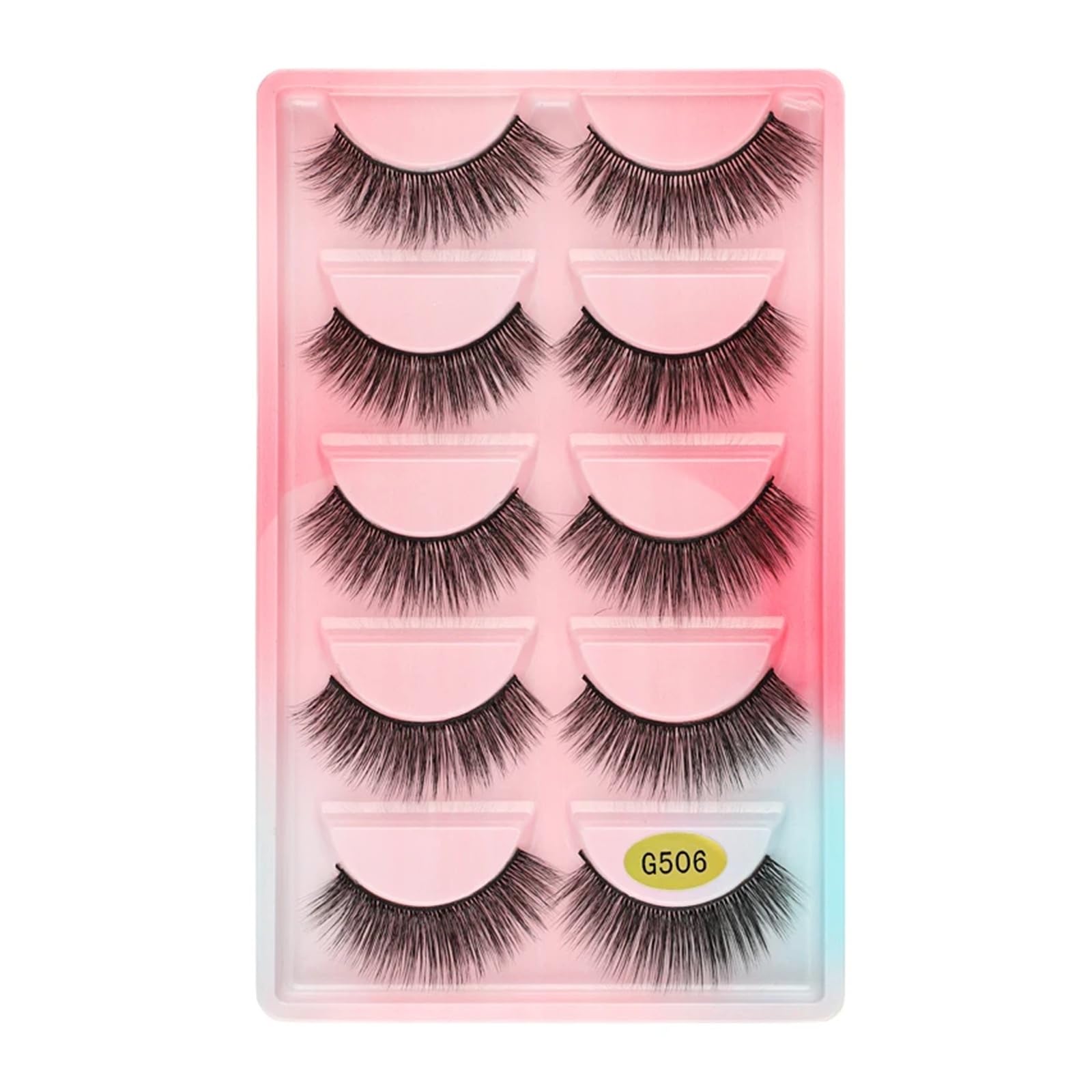 UAMOU 2-50 Boxes Eyelashes faux mink lashes natural 3d mink eyelashes volume false lashes in bulk cilios Cheerfully