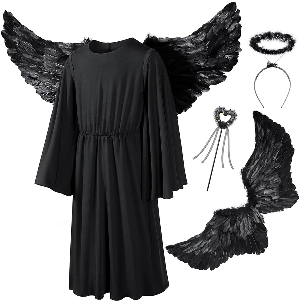 Amazon.com: Irtysh Kids Angel Costume With Angel Feather