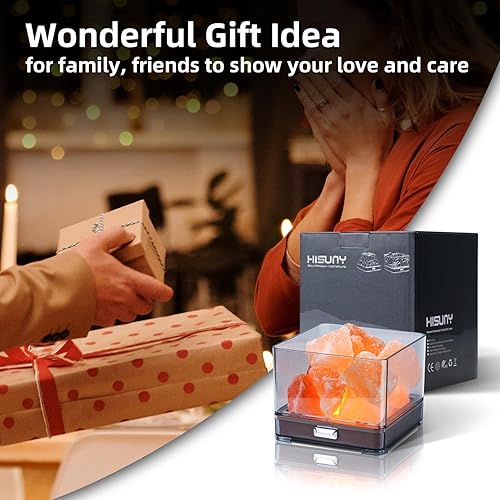 Miniatura 8 de Lámpara de sal del Himalaya roca de sal de cristal rosa natural ajustable regulador táctil lámpara de sal de fragancia brillante accesorio de