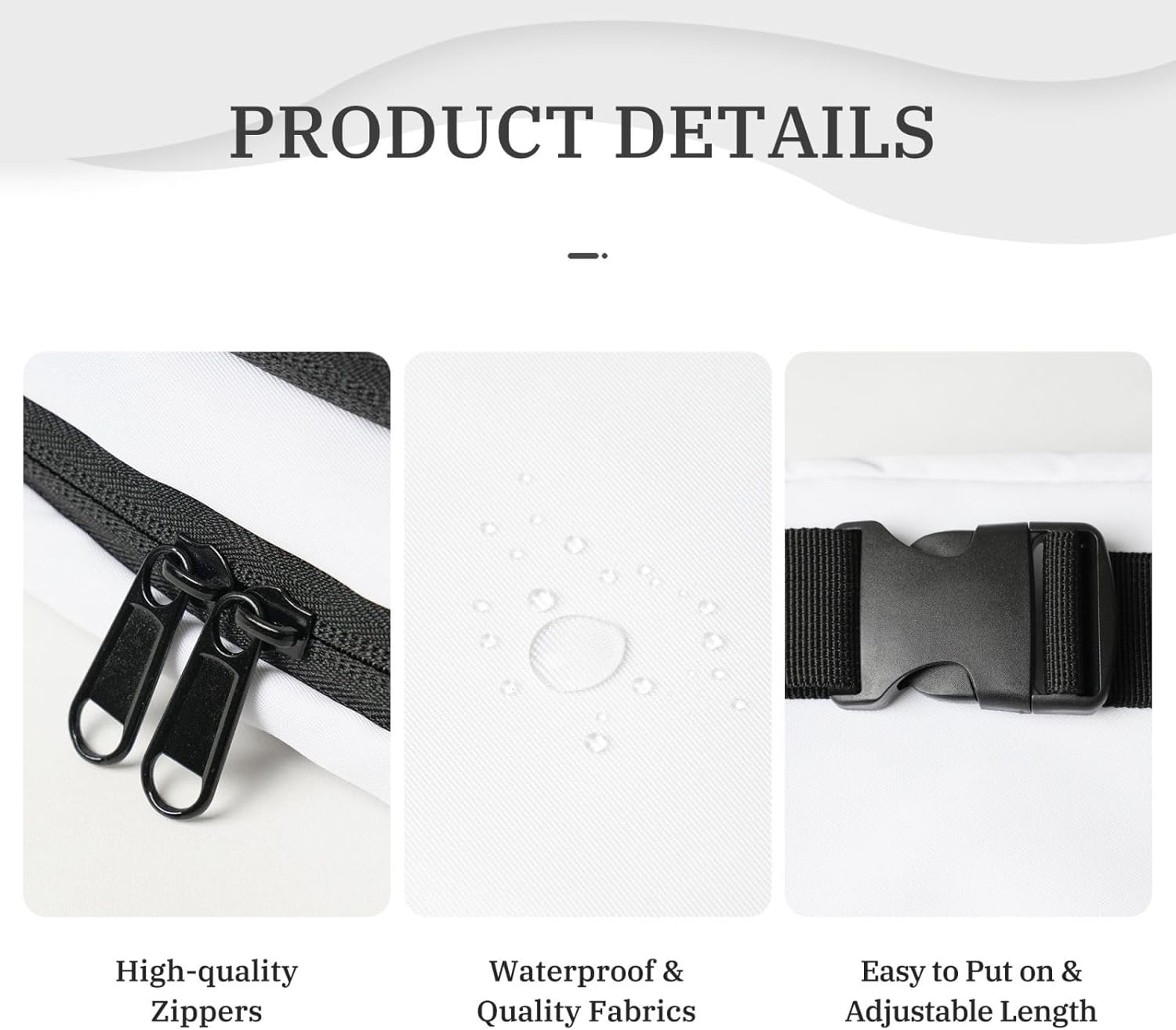 Custom Fanny Pack Unisex, Personalized Belt Bag with Name Text Logo Photo, Customized Waist Packs Gift for Sport Workout Running Hiking Travel, Black - Image 6