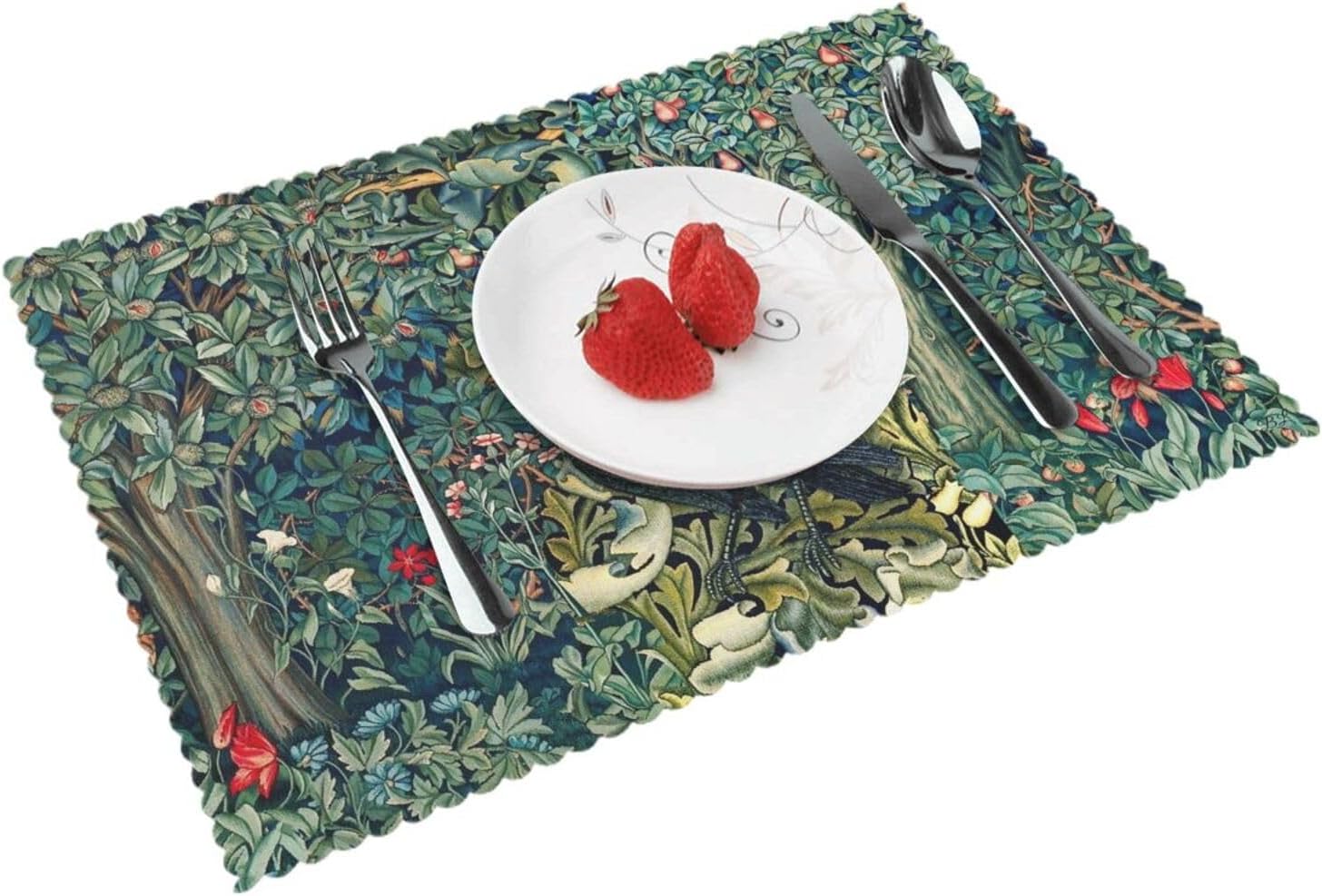 William Strawberry Thief Morris Placemats Set of 4 Vintage
