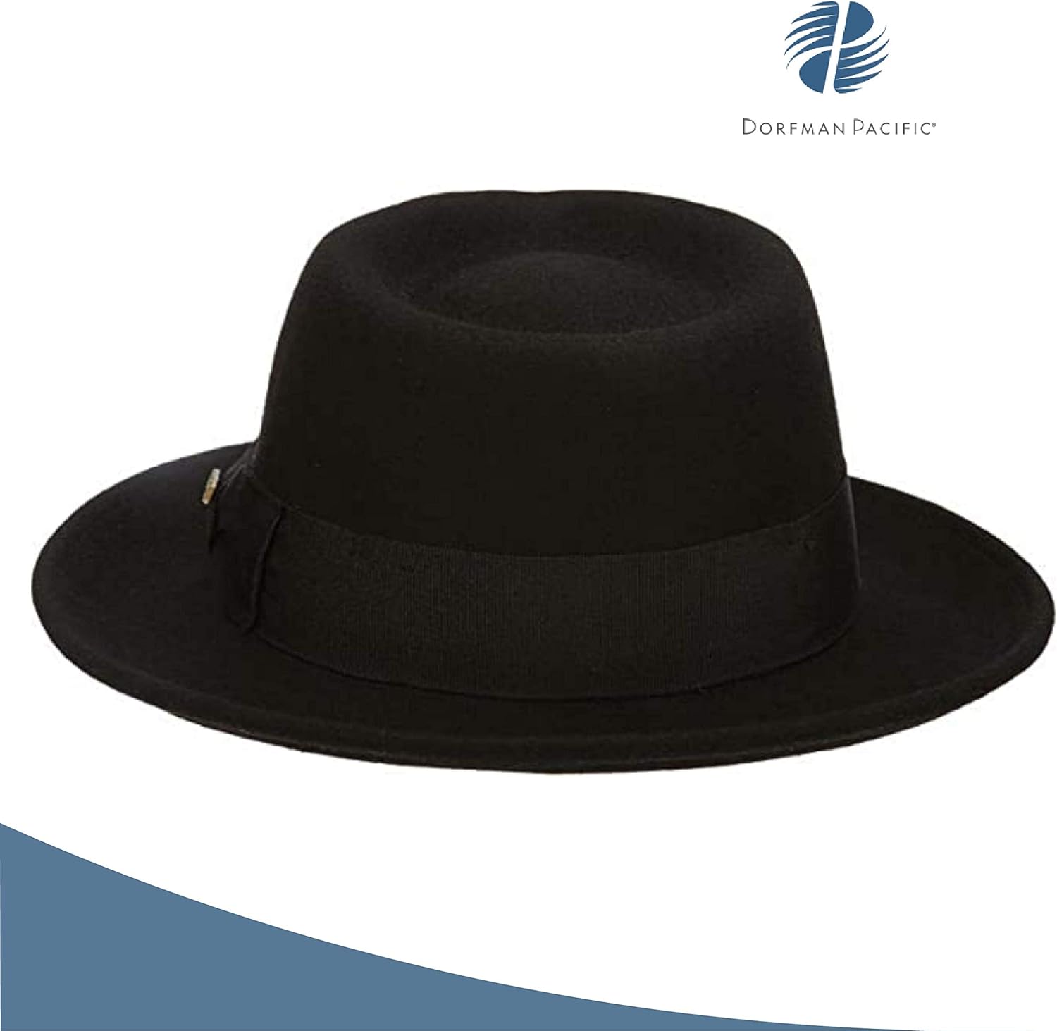 Scala Classico Men's Crushable Wool Felt Fedora at  Men’s Clothing store