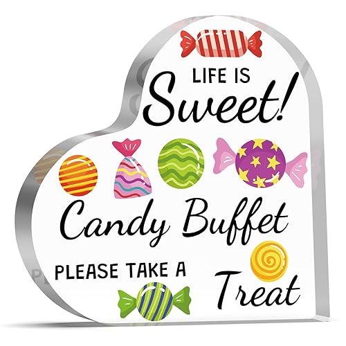 Candy Lover Gifts Acrylic Sign Plaque Sweets Lover Gift for