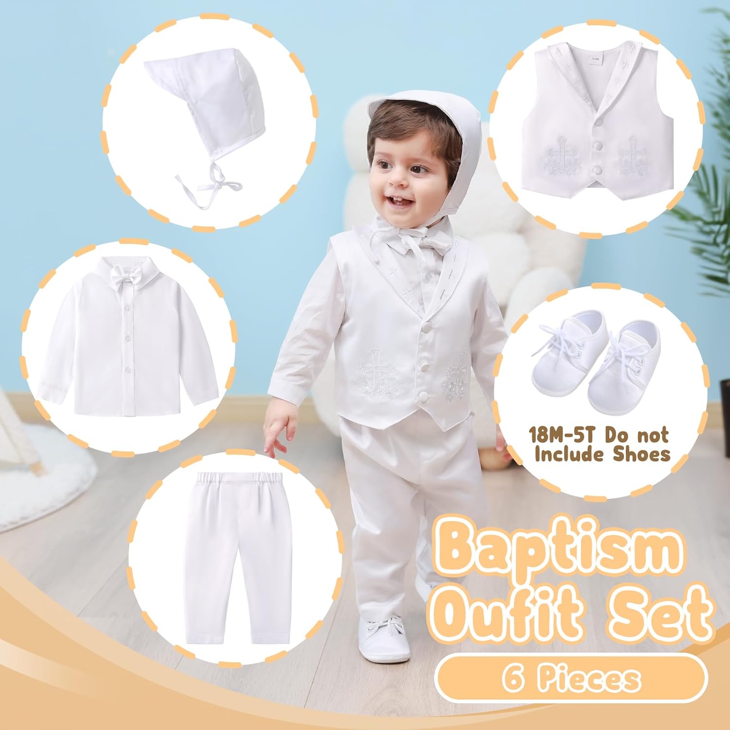 Booulfi Baby Boy's Christening Baptism Outfit Set Armenia Ubuy