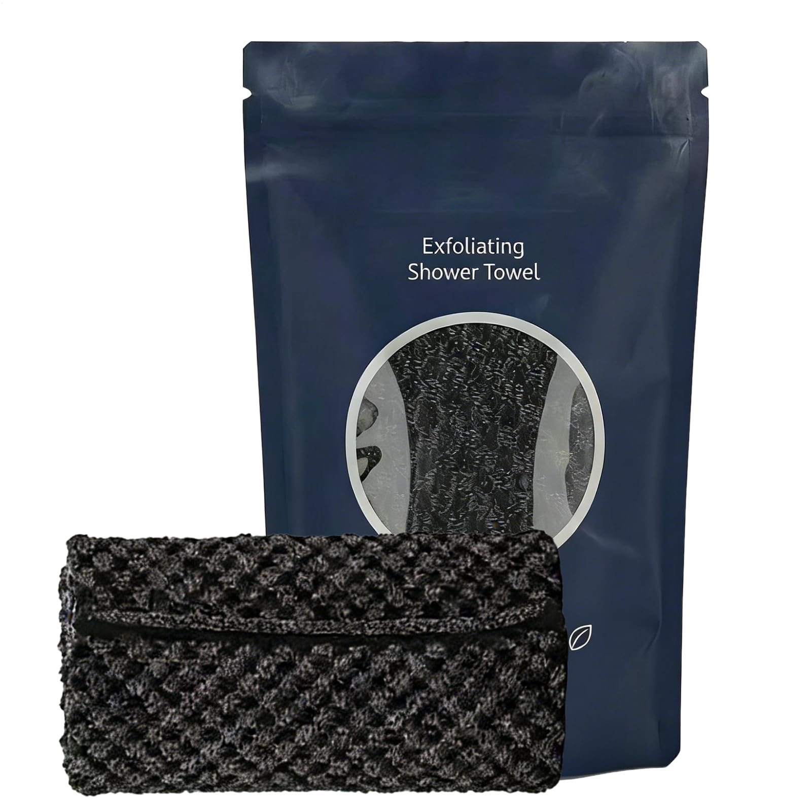 Toalla exfoliante corporal: toalla de ducha exfoliante, y absorbente, limpiador de viaje de limpieza profunda, pulidor de piel, toalla de lavado de espalda reutilizable para amantes