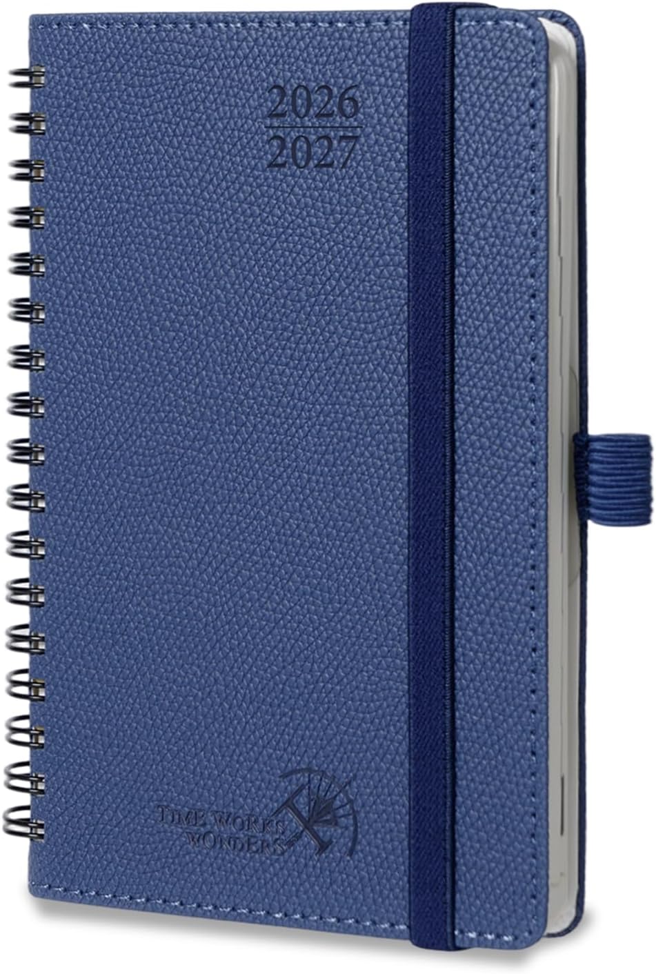 POPRUN 2026-2027 Small Weekly Planner, 4" x 6.25" Pocket Calendar for Purse