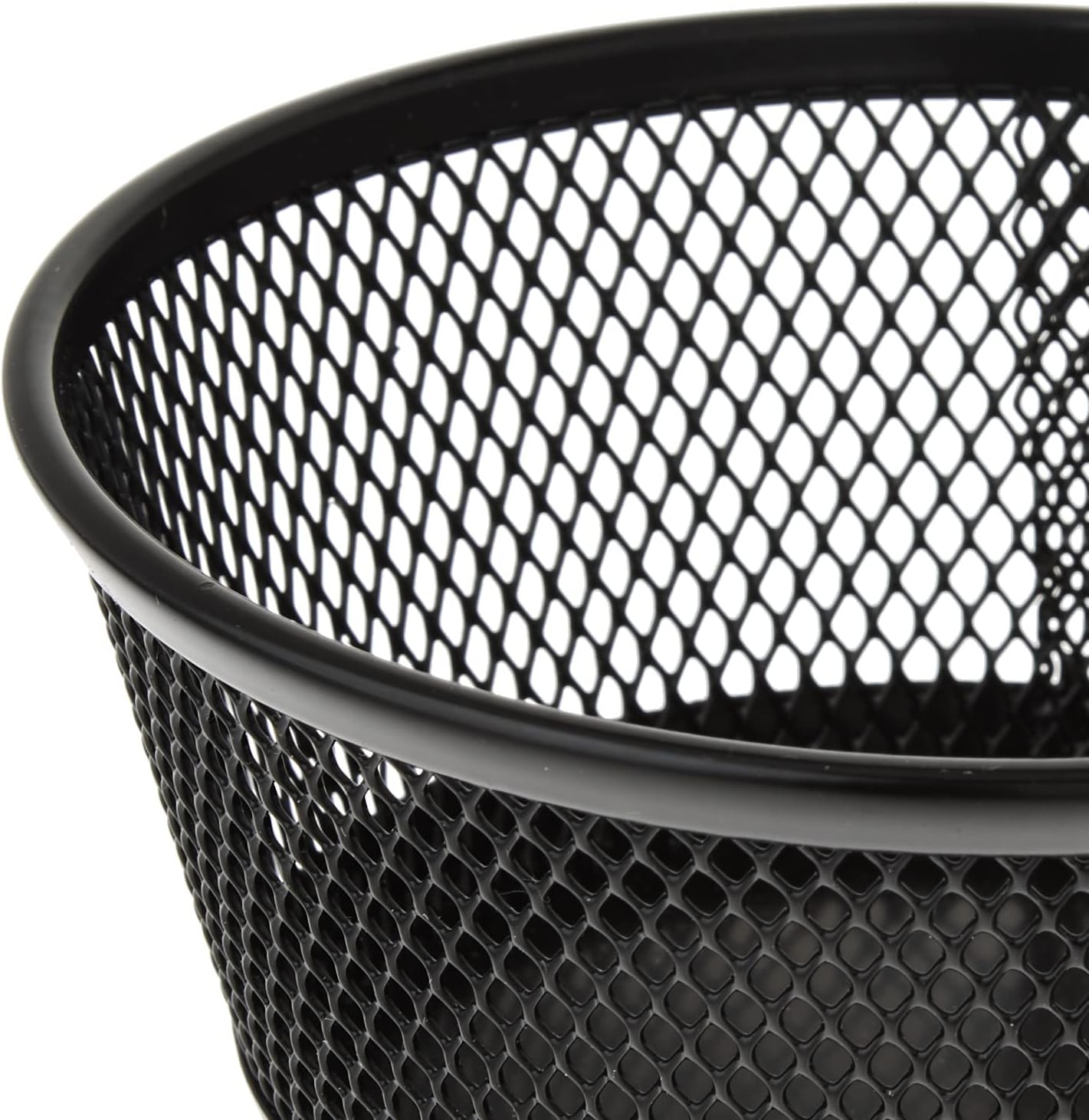 Rolode Nestable Mesh Jumbo Clip Dish, Black (62562)
